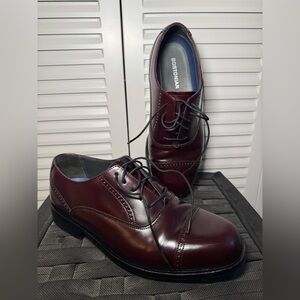 Bostonian Men's Burgundy Leather Dress Shoes 7 wide